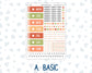 Kit 0235 - Hobonichi Cousin - Daily Kit - September - Apple Orchard
