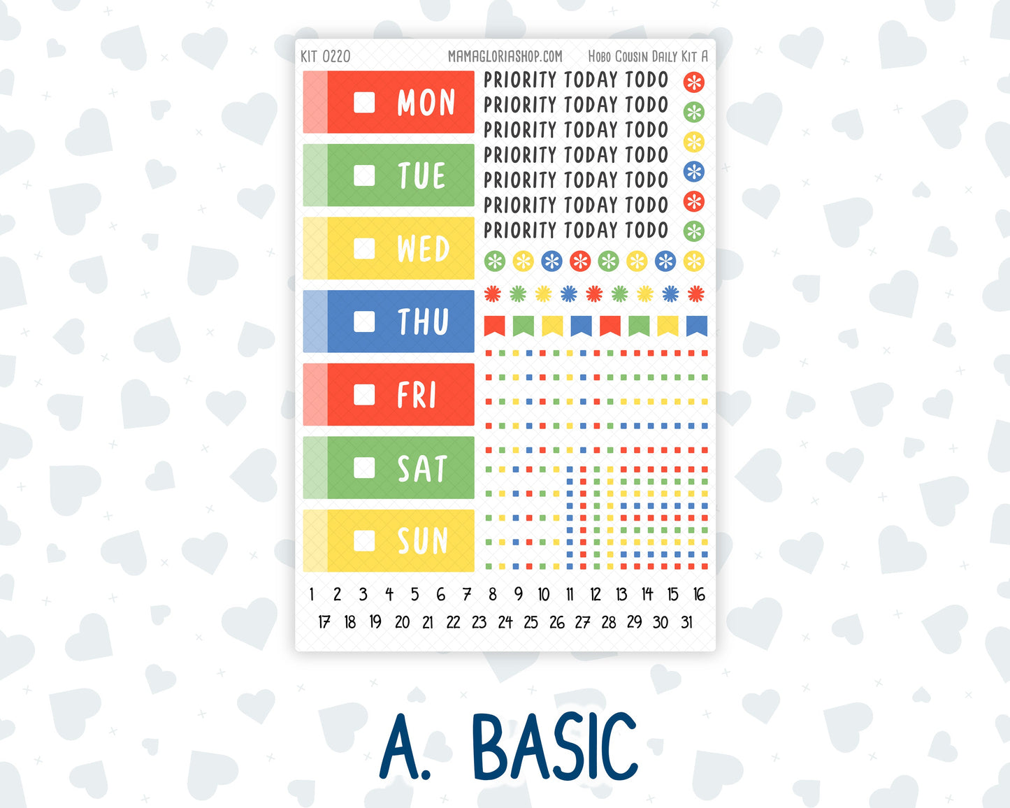 Kit 0220 - Hobonichi Cousin - Daily Kit - June - June Berries