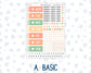 Kit 0278 - Hobonichi Cousin - Daily Kit - August - Oops, All Peaches