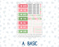 Kit 0276 - Hobonichi Cousin - Daily Kit - July - Melon Crush