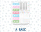 Kit 0262 - Hobonichi Cousin - Daily Kit - April - Spring Puffs