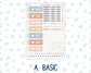Kit 0261 - Hobonichi Cousin - Daily Kit - April - Llama Spring