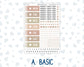 Kit 0301 - Hobonichi Cousin - Daily Kit - November - Sunday Comfort