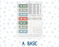 Kit 0245 - Hobonichi Cousin - Daily Kit - December - Vintage Christmas