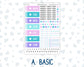 Kit 0230 - Hobonichi Cousin - Daily Kit - August - School Daze
