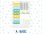 Kit 0227 - Hobonichi Cousin - Daily Kit - July - Lemon Grove