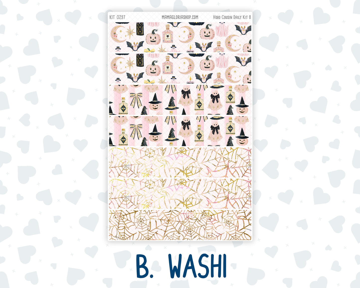 Kit 0297 - Hobonichi Cousin - Daily Kit - October - Pink Spell