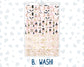 Kit 0297 - Hobonichi Cousin - Daily Kit - October - Pink Spell