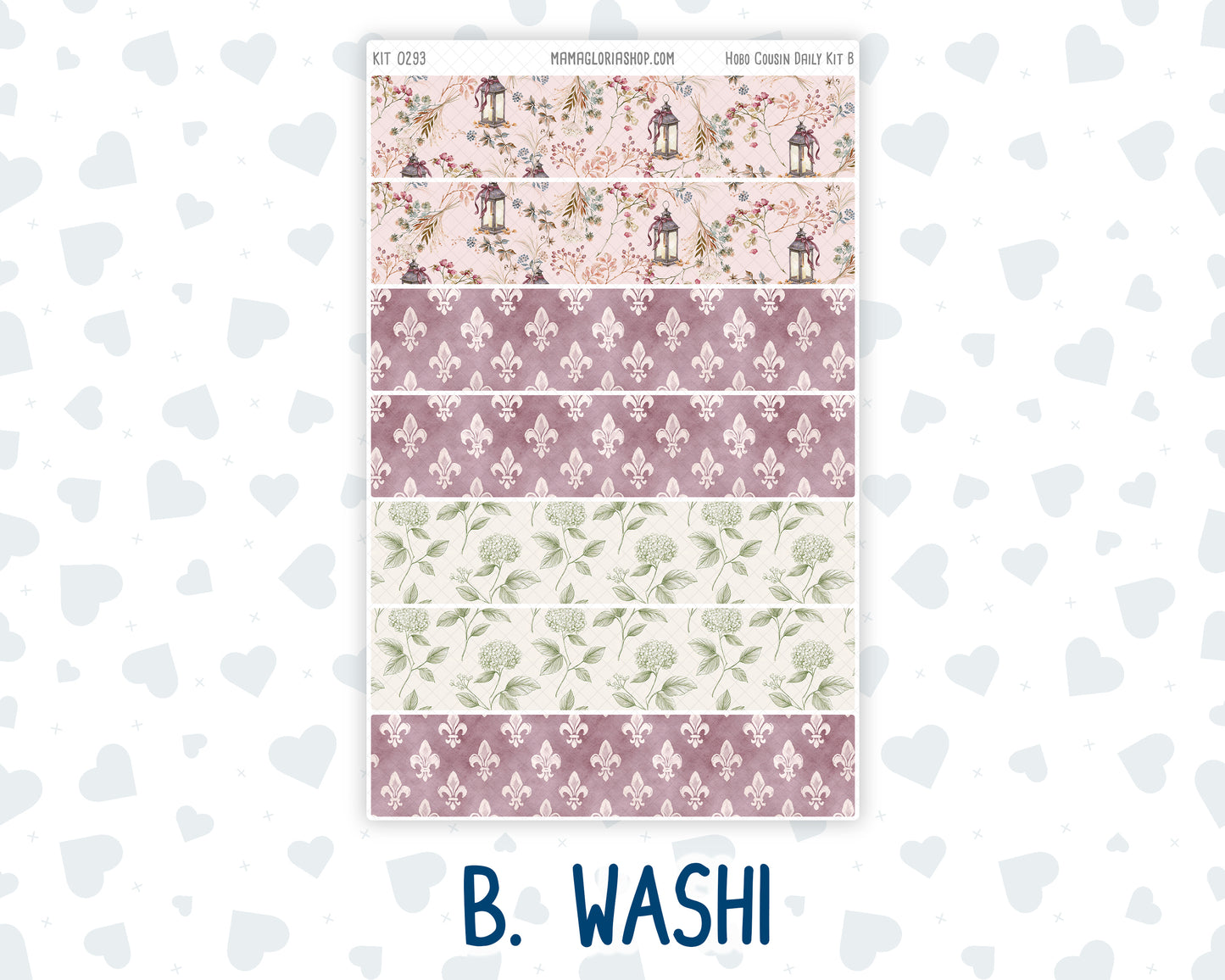 Kit 0293 - Hobonichi Cousin - Daily Kit - September - Fleur de Provence
