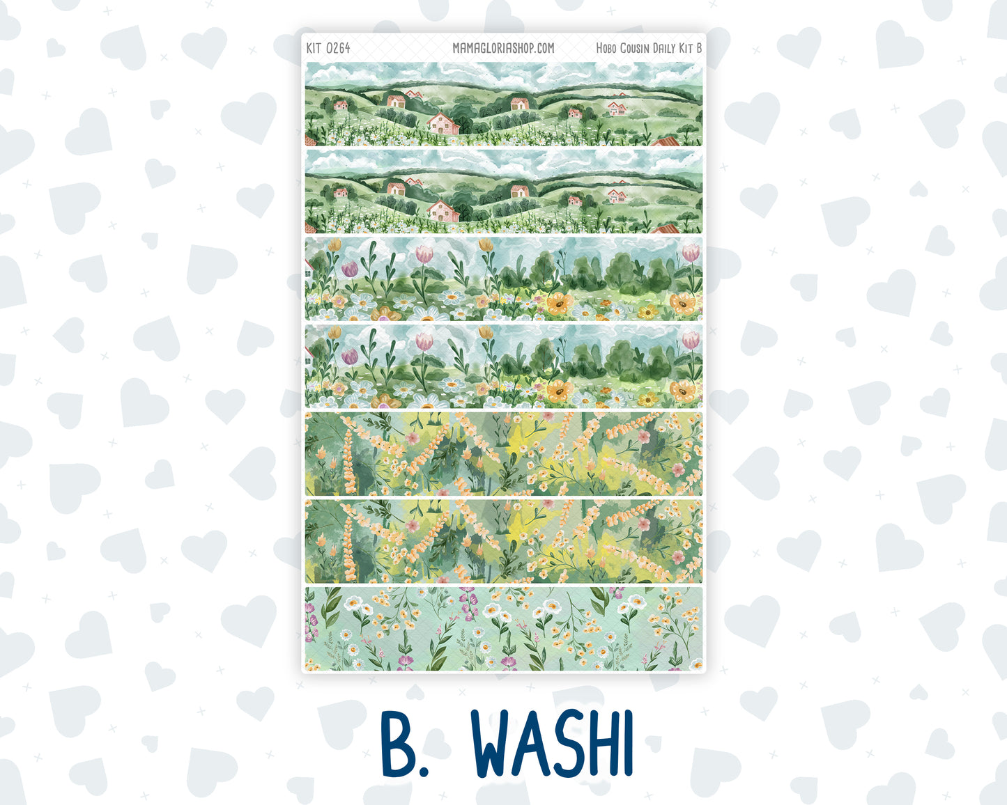 Kit 0264 - Hobonichi Cousin - Daily Kit - May - Spring Walk