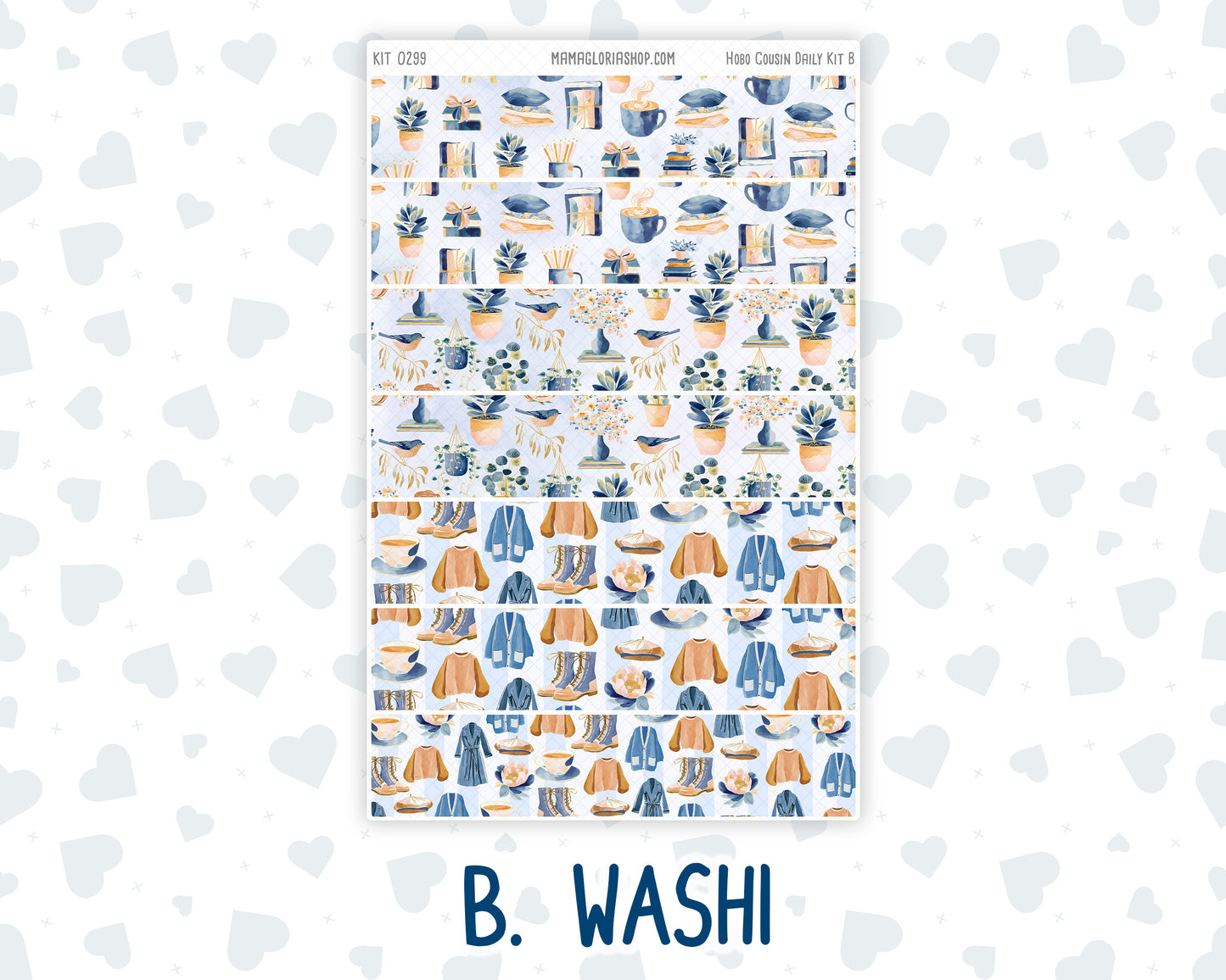 Kit 0299 - Hobonichi Cousin - Daily Kit - October - Book Nook