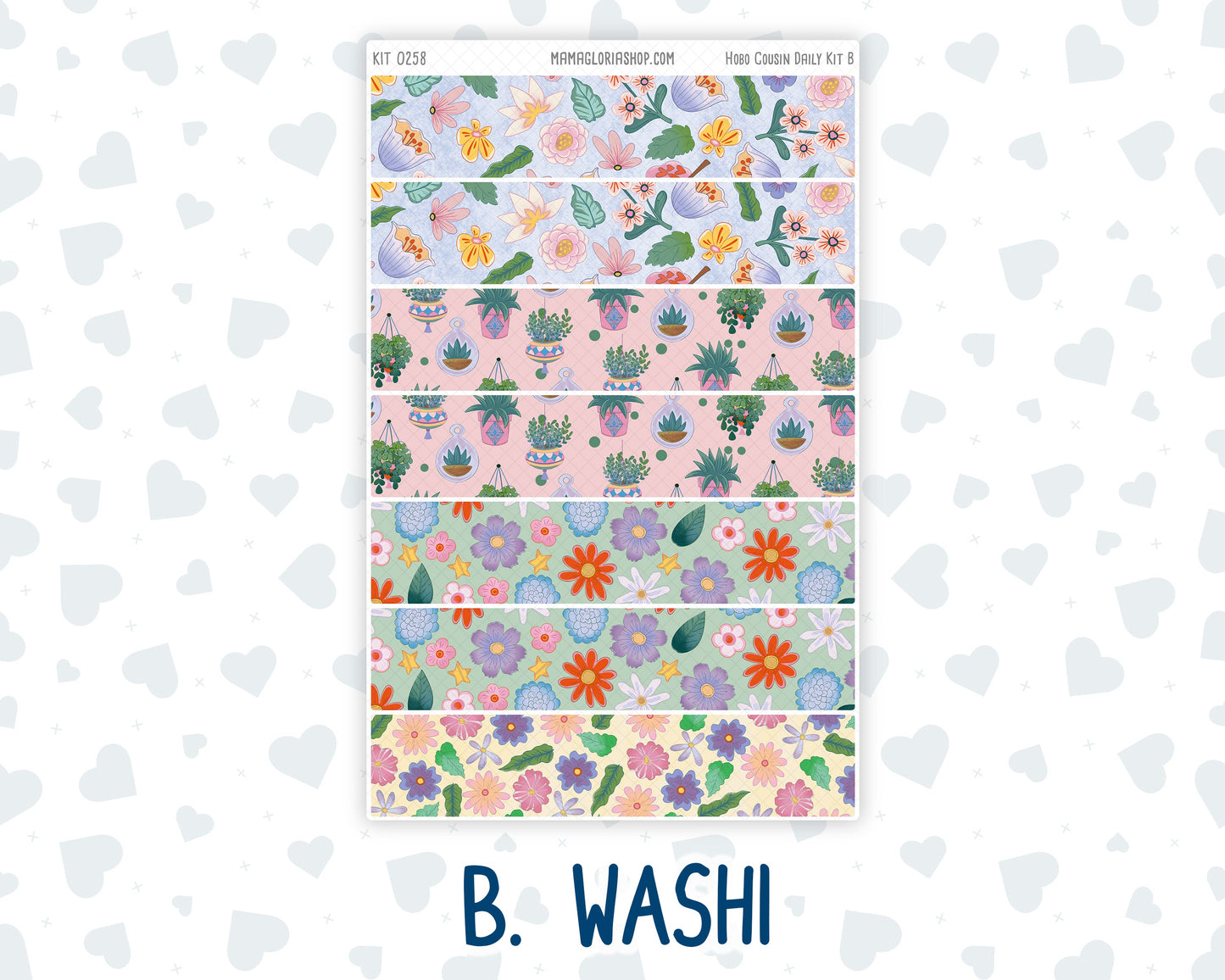 Kit 0258 - Hobonichi Cousin - Daily Kit - March - Plant Therapy