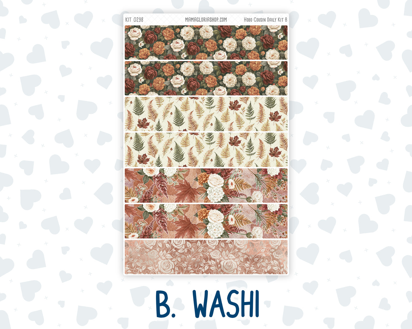 Kit 0298 - Hobonichi Cousin - Daily Kit - October - Velvet Bloom