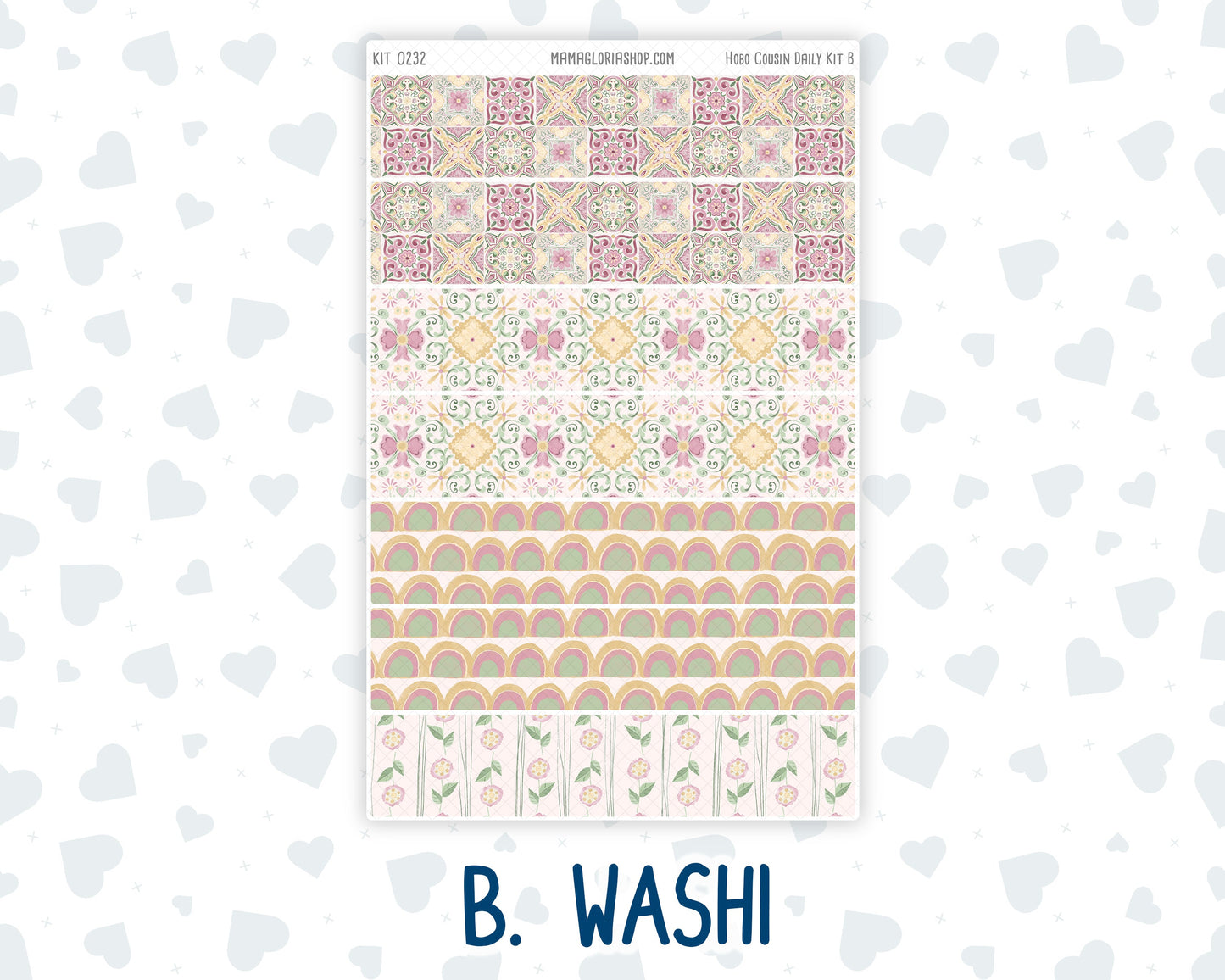 Kit 0232 - Hobonichi Cousin - Daily Kit - September - Heirloom Garden