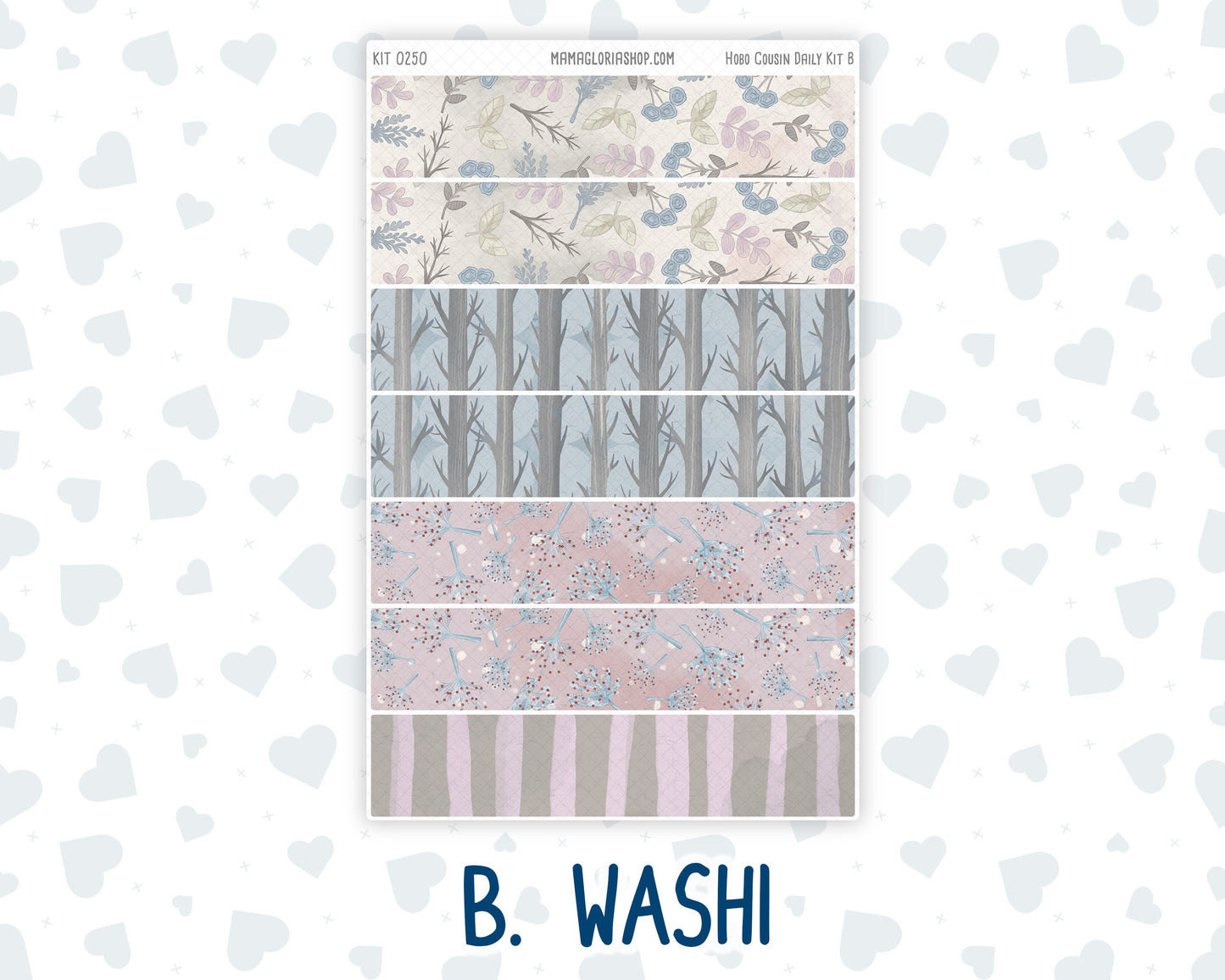 Kit 0250 - Hobonichi Cousin - Daily Kit - Quiet January