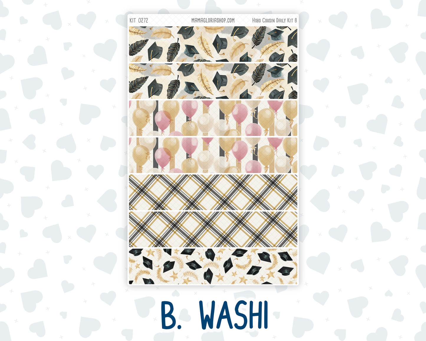 Kit 0272 - Hobonichi Cousin - Daily Kit - May - Graduation