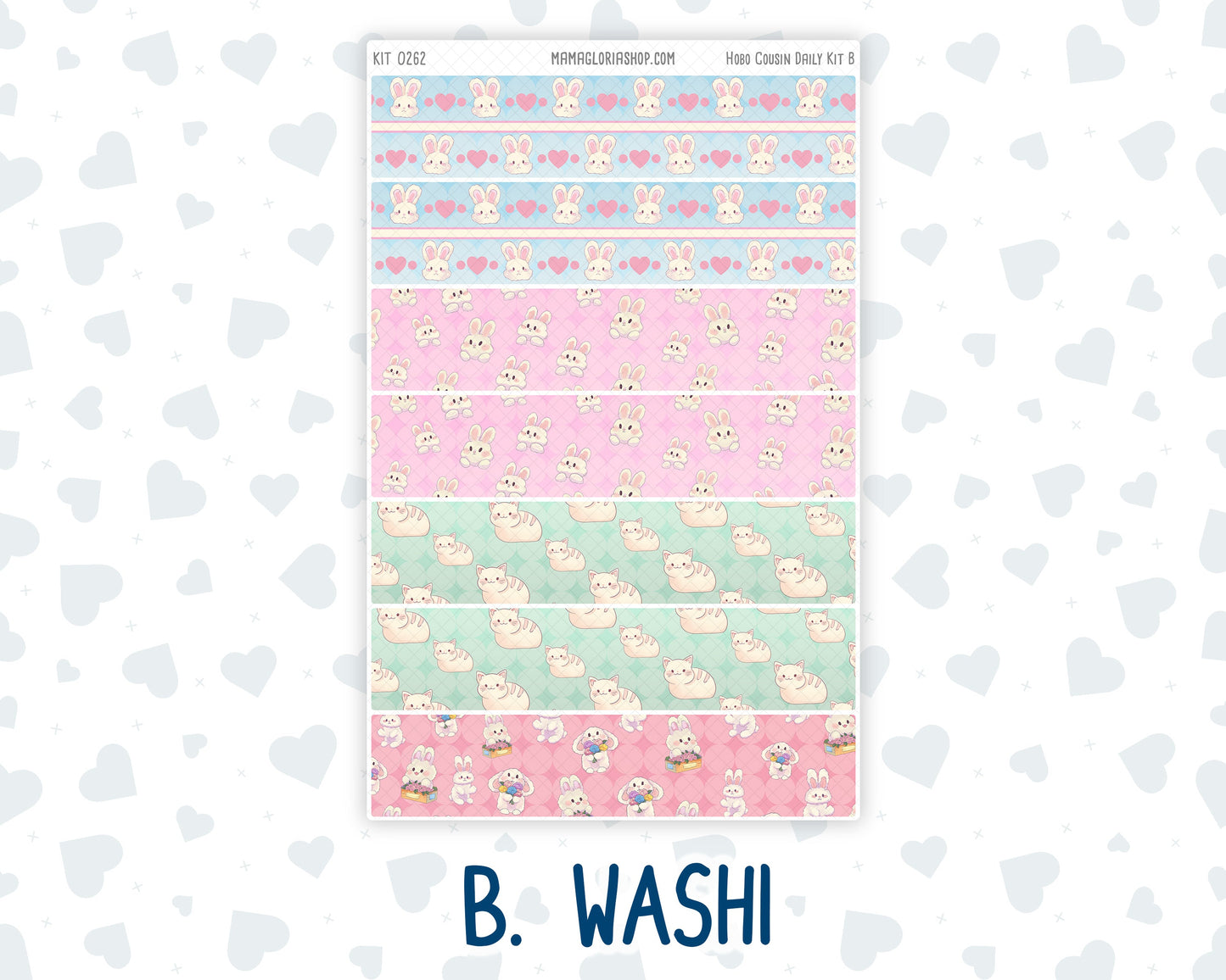Kit 0262 - Hobonichi Cousin - Daily Kit - April - Spring Puffs