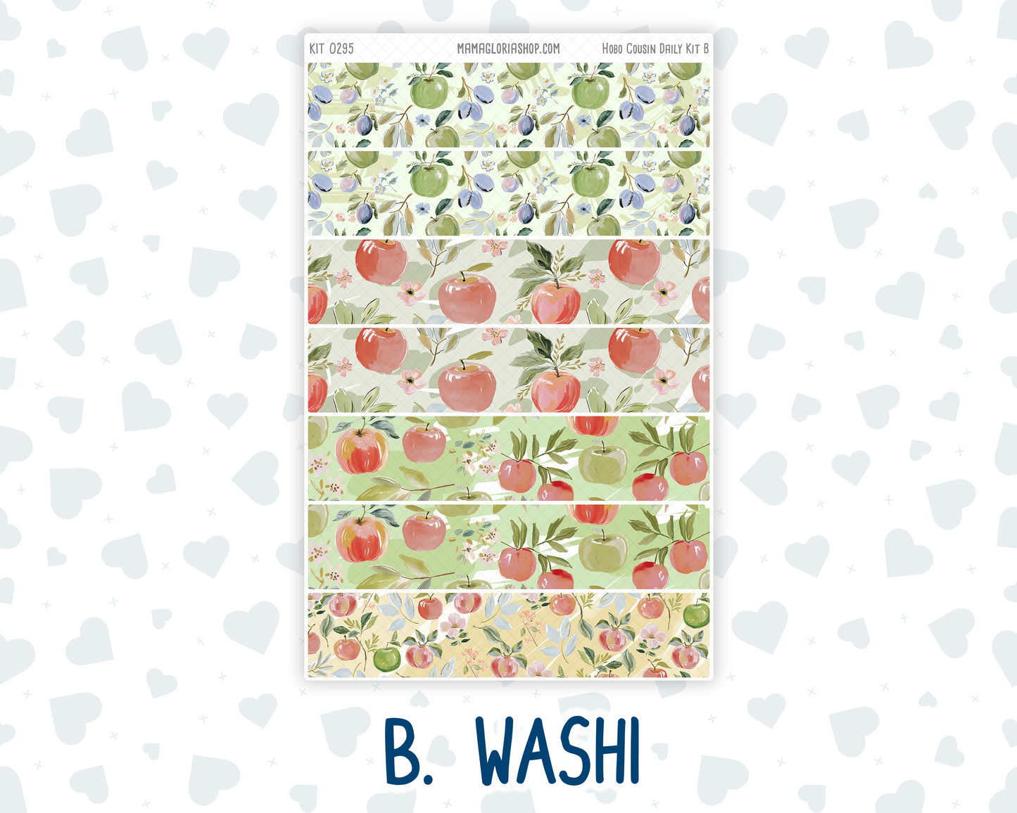 Kit 0295 - Hobonichi Cousin - Daily Kit - September - Apple Harvest
