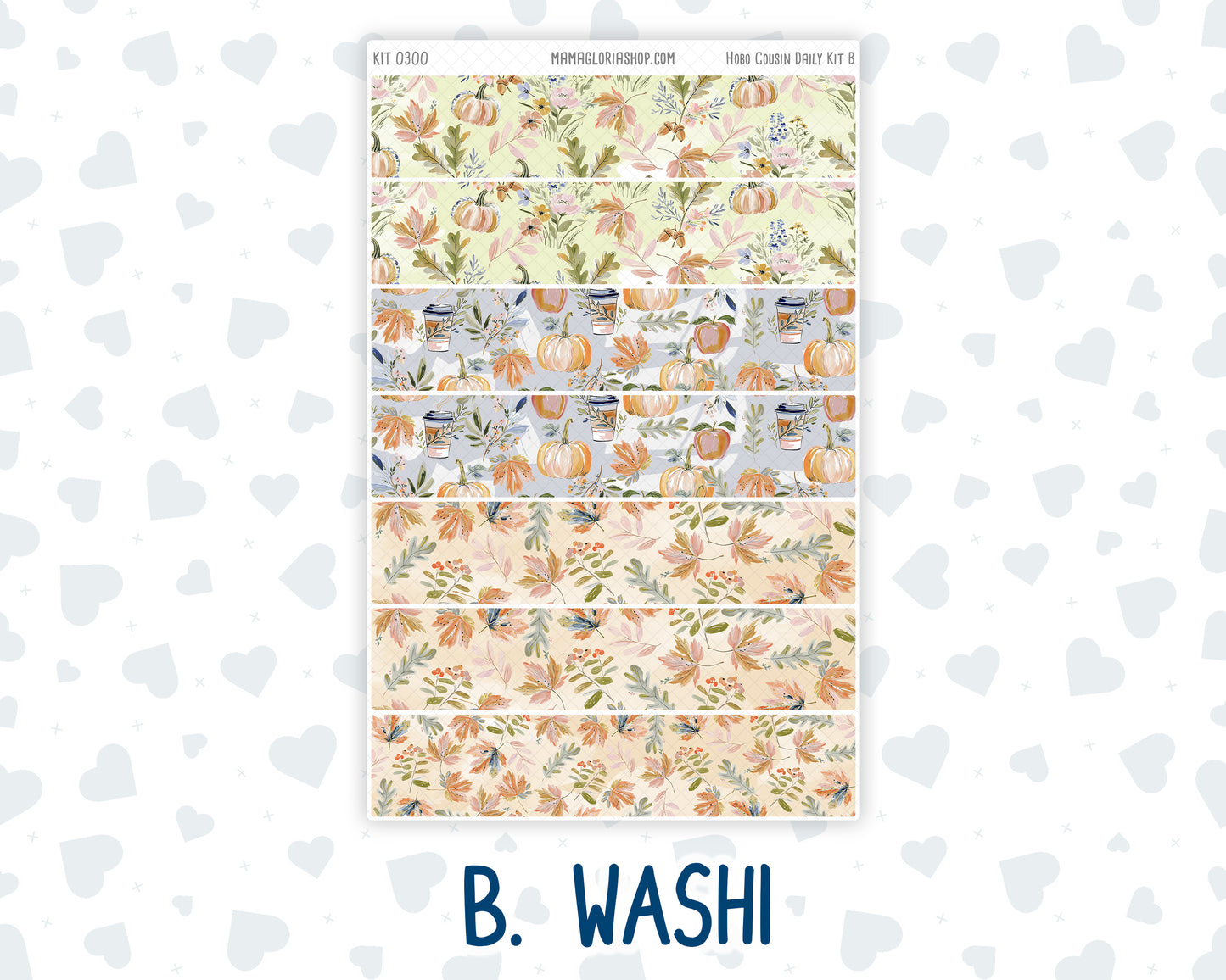Kit 0300 - Hobonichi Cousin - Daily Kit - October - Autumn Stroll