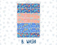 Kit 0268 - Hobonichi Cousin - Daily Kit - June - Sea Sweeties