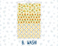 Kit 0229 - Hobonichi Cousin - Daily Kit - August - Golden Faces