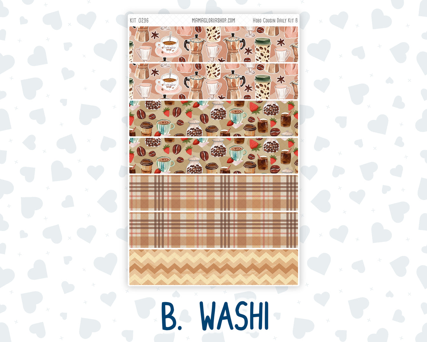 Kit 0296 - Hobonichi Cousin - Daily Kit - September - Coffee Break