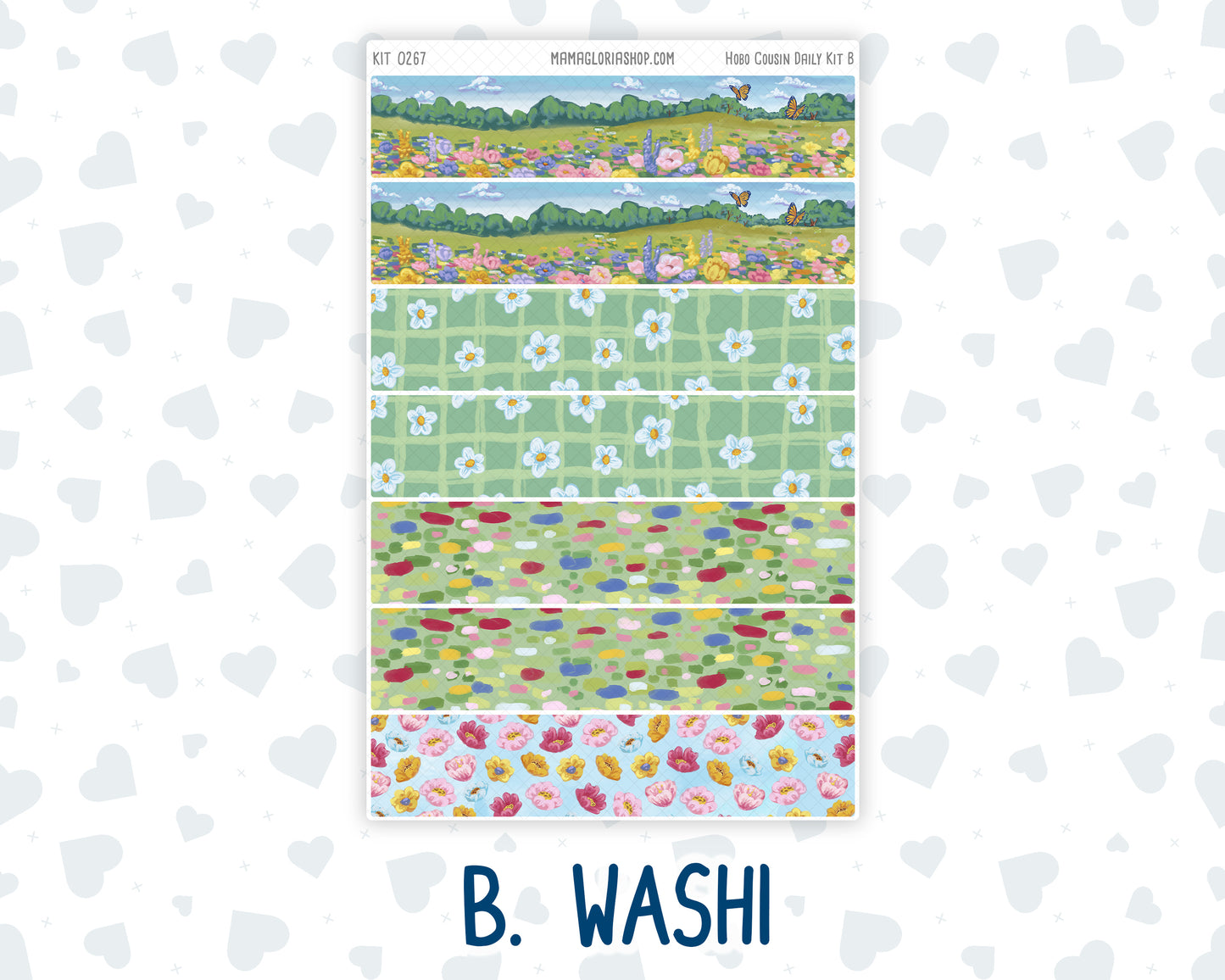 Kit 0267 - Hobonichi Cousin - Daily Kit - May - Flowers For Mama