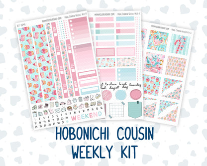 Kit 0246 - Hobonichi Cousin - Weekly Kit - December - Gingerbread Sweets - 1.3” Wide Columns