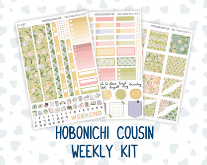 Kit 0280 - Hobonichi Cousin - Weekly Kit - Half Past Six In August - 1.3” Wide Columns