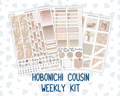 Kit 0301 - Hobonichi Cousin - Weekly Kit - November - Sunday Comfort - 1.3” Wide Columns