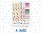 Kit 0307 - Hobonichi Cousin - Weekly Kit - December - Velvet Hearth - 1.3” Wide Columns