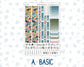 Kit 0275 - Hobonichi Cousin - Weekly Kit - July - Tropical Safari Blush - 1.3” Wide Columns