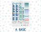Kit 0247 - Hobonichi Cousin - Weekly Kit - December - Snow Day Adventures - 1.3” Wide Columns