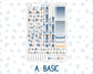 Kit 0299 - Hobonichi Cousin - Weekly Kit - October - Book Nook - 1.3” Wide Columns