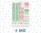 Kit 0267 - Hobonichi Cousin - Weekly Kit - May - Flowers For Mama - 1.3” Wide Columns