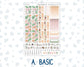 Kit 0259 - Hobonichi Cousin - Weekly Kit - March - Spring Garden Chores - 1.3” Wide Columns