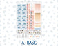 Kit 0270 - Hobonichi Cousin - Weekly Kit - June - Beachside Bliss - 1.3” Wide Columns
