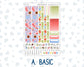 Kit 0269 - Hobonichi Cousin - Weekly Kit - June - Dolce Mare - 1.3” Wide Columns
