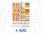 Kit 0240 - Hobonichi Cousin - Weekly Kit - November - Cozy Thanksgiving - 1.3” Wide Columns