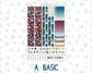 Kit 0304 - Hobonichi Cousin - Weekly Kit - November - Autumn In Bloom - 1.3” Wide Columns