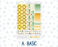 Kit 0277 - Hobonichi Cousin - Weekly Kit - August - Sunflower Drama Club - 1.3” Wide Columns