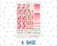 Kit 0276 - Hobonichi Cousin - Weekly Kit - July - Melon Crush - 1.3” Wide Columns