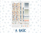 Kit 0300 - Hobonichi Cousin - Weekly Kit - October - Autumn Stroll - 1.3” Wide Columns