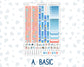 Kit 0268 - Hobonichi Cousin - Weekly Kit - June - Sea Sweeties - 1.3” Wide Columns