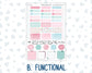 Kit 0246 - Hobonichi Cousin - Weekly Kit - December - Gingerbread Sweets - 1.3” Wide Columns