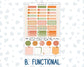 Kit 0233 - Hobonichi Cousin - Weekly Kit - September - Cinnamon Days - 1.3” Wide Columns