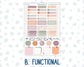 Kit 0293 - Hobonichi Cousin - Weekly Kit - September - Fleur de Provence - 1.3” Wide Columns