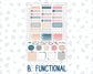 Kit 0234 - Hobonichi Cousin - Weekly Kit - September – Reader’s Escape - September - 1.3” Wide Columns