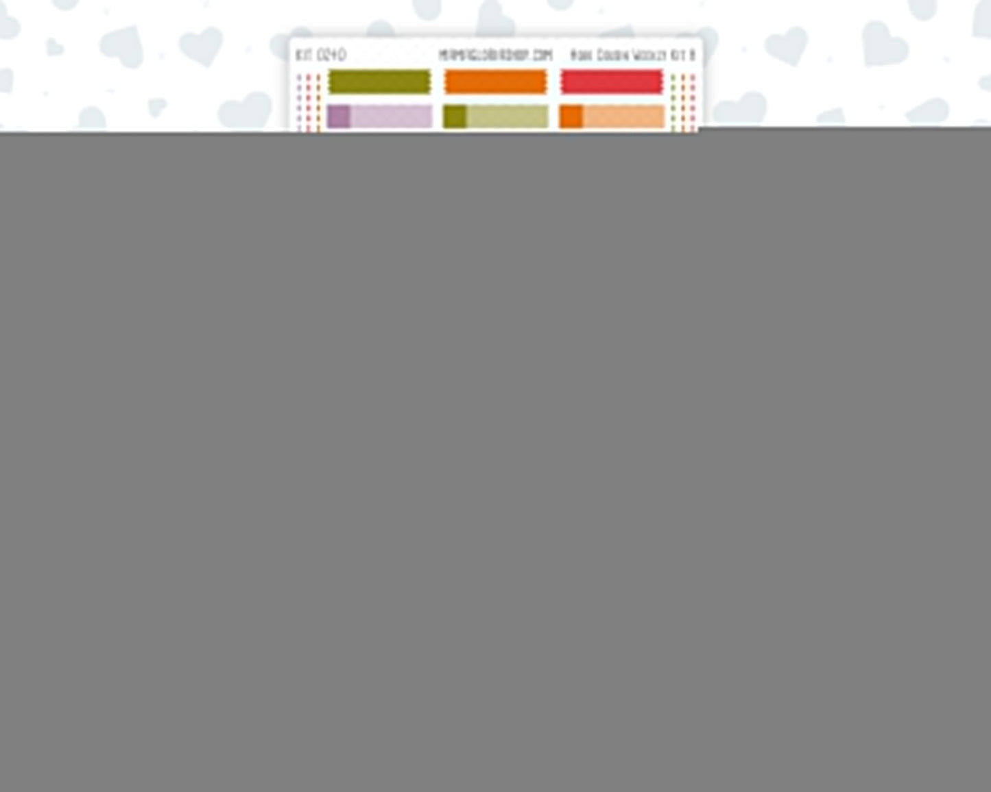 Kit 0240 - Hobonichi Cousin - Weekly Kit - November - Cozy Thanksgiving - 1.3” Wide Columns