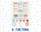 Kit 0300 - Hobonichi Cousin - Weekly Kit - October - Autumn Stroll - 1.3” Wide Columns